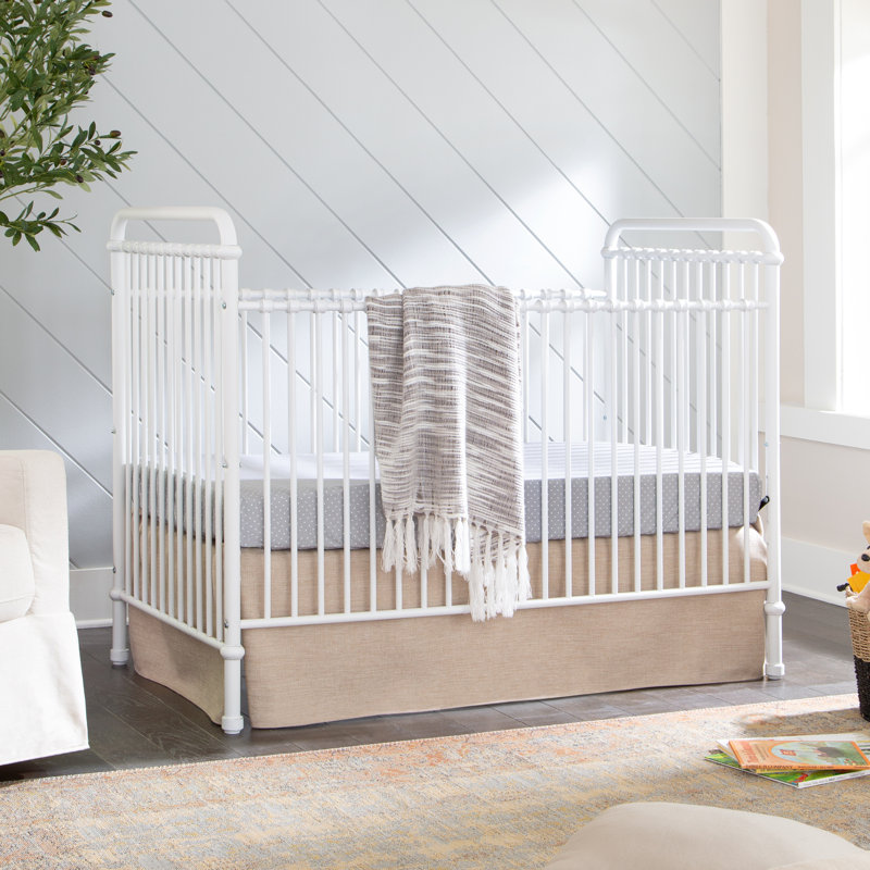 Namesake Abigail 3 in 1 Convertible Crib Washed White